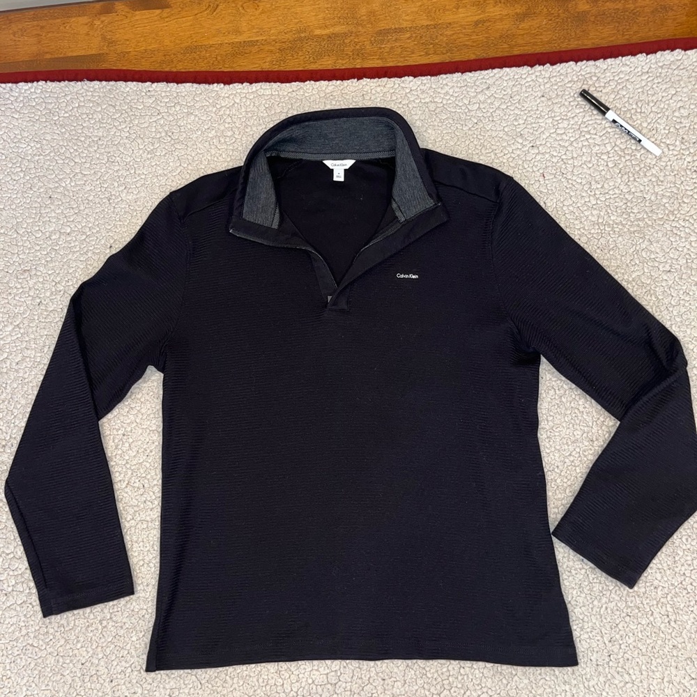 Calvin Klein thermal stretch pullover
